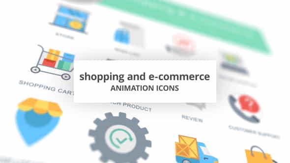 Shopping and E-Commerce - Animation - VideoHive 26635138