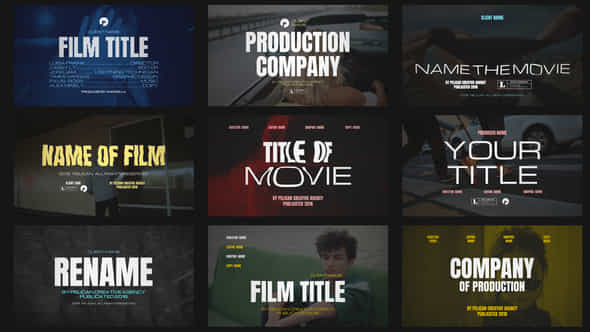Cinematic Titles V2 Ae - VideoHive 48938791