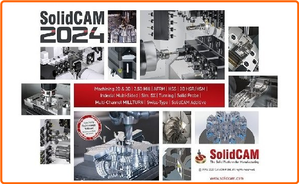 SolidCAM 2024 SP2 HF2 For Solid Edge 2020.2025 (x64)