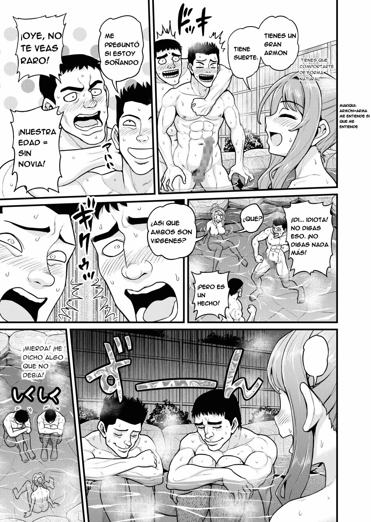 [Chimamire Yashiki (Gachonjirou)] Game Tomodachi no Onnanoko to Onsen Ryokou de Yaru Hanashi NTRver. [Spanish]