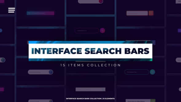 Interfaces Search Bars - VideoHive 40516691