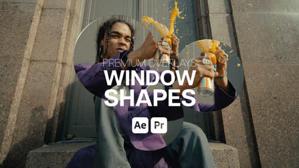 Premium Overlays Window Shapes - VideoHive 53371613