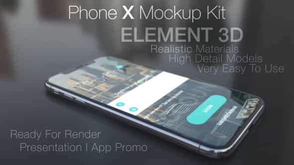 Phone X Mockup Kit - VideoHive 20758516