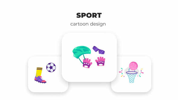 Sport Cartoon Design - VideoHive 54697503