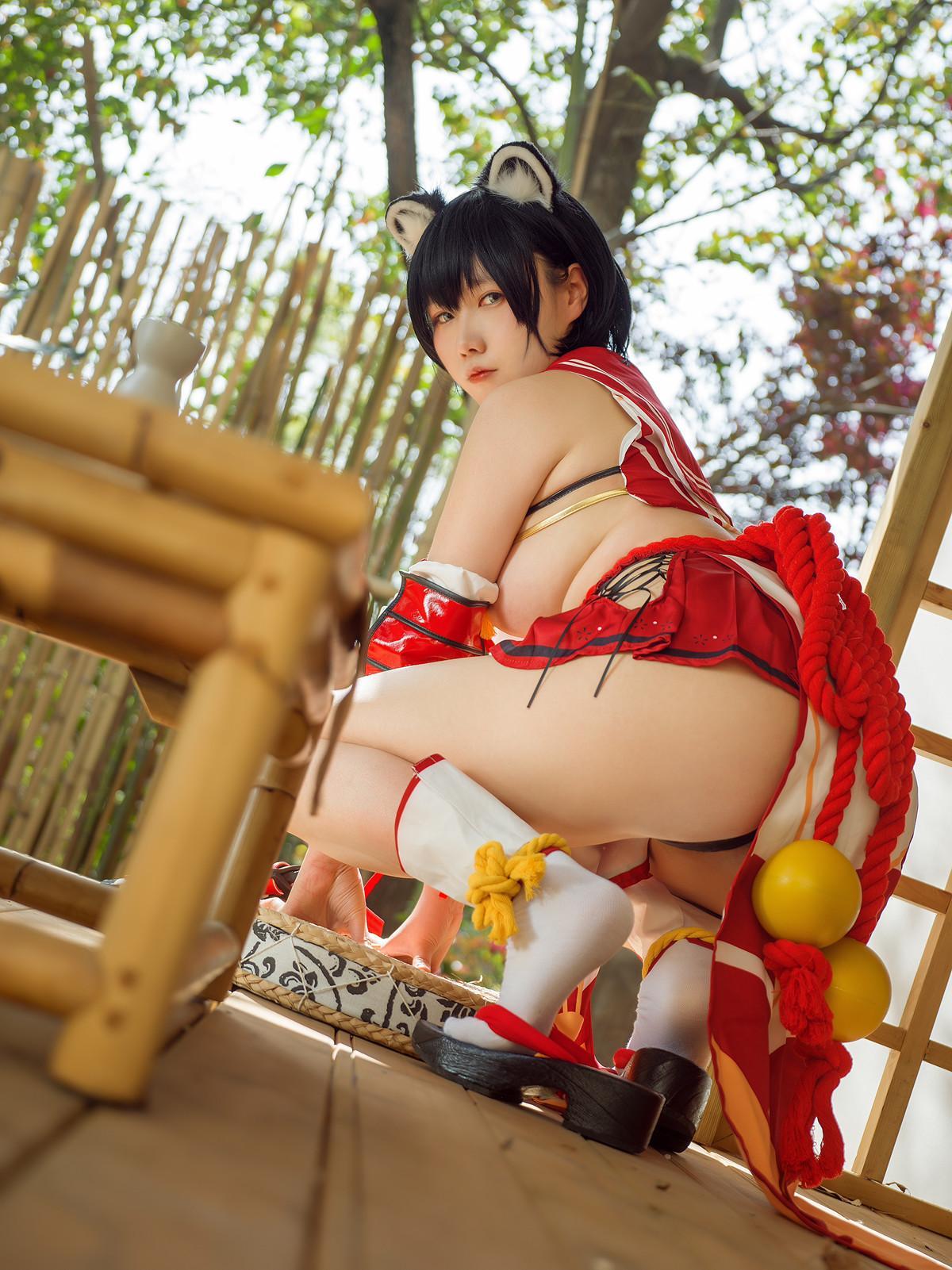 Cosplay 麻花麻花酱 椿 Tsubaki(14)