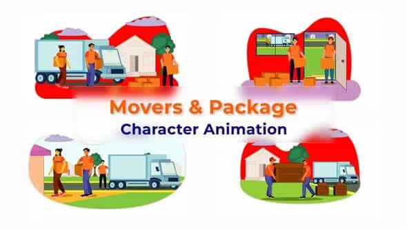 Movers And Package - VideoHive 39741150