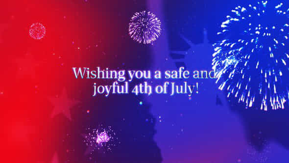 4Th Of July Message - VideoHive 52844842