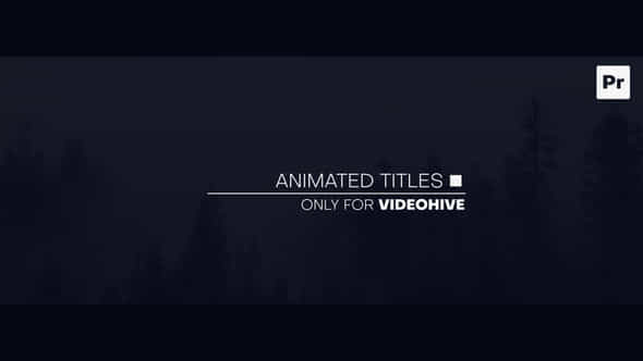 Animated Titles - VideoHive 42109170