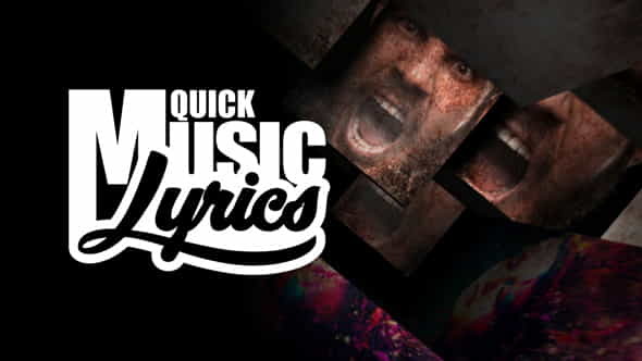 Quick Music Lyrics | 3D, Object - VideoHive 19605116