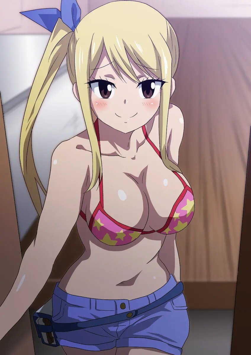 Visita nocturna de Natsu a Lucy - 0