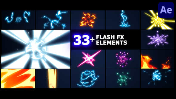 Flash FX Elements - VideoHive 37847451