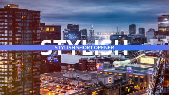 Stylish Short Opener - VideoHive 19422185