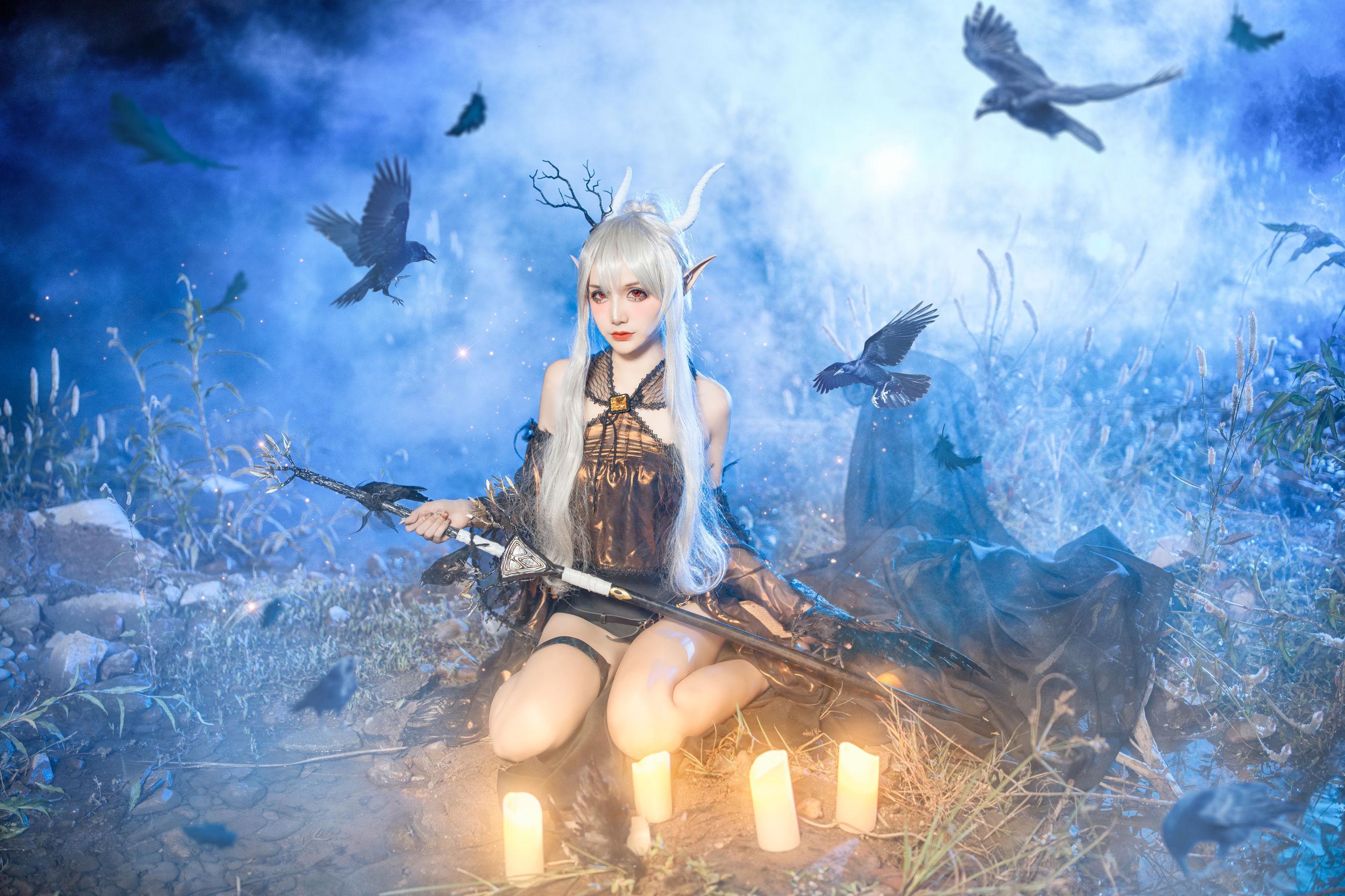 [网红COSER写真] 仙九Airi – 闪灵静谧午夜(9)
