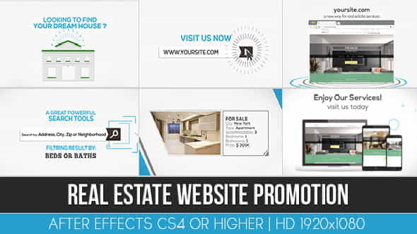 Real Estate Website Promotion - VideoHive 12804976