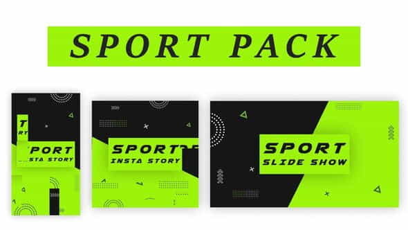 Sports Design Template Pack - VideoHive 36379609