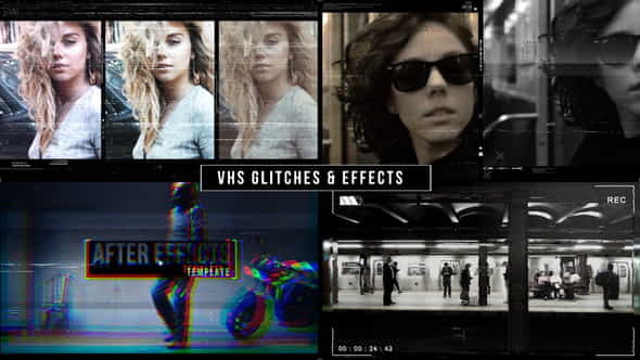 VHS Glitches Music Video - VideoHive 23435955