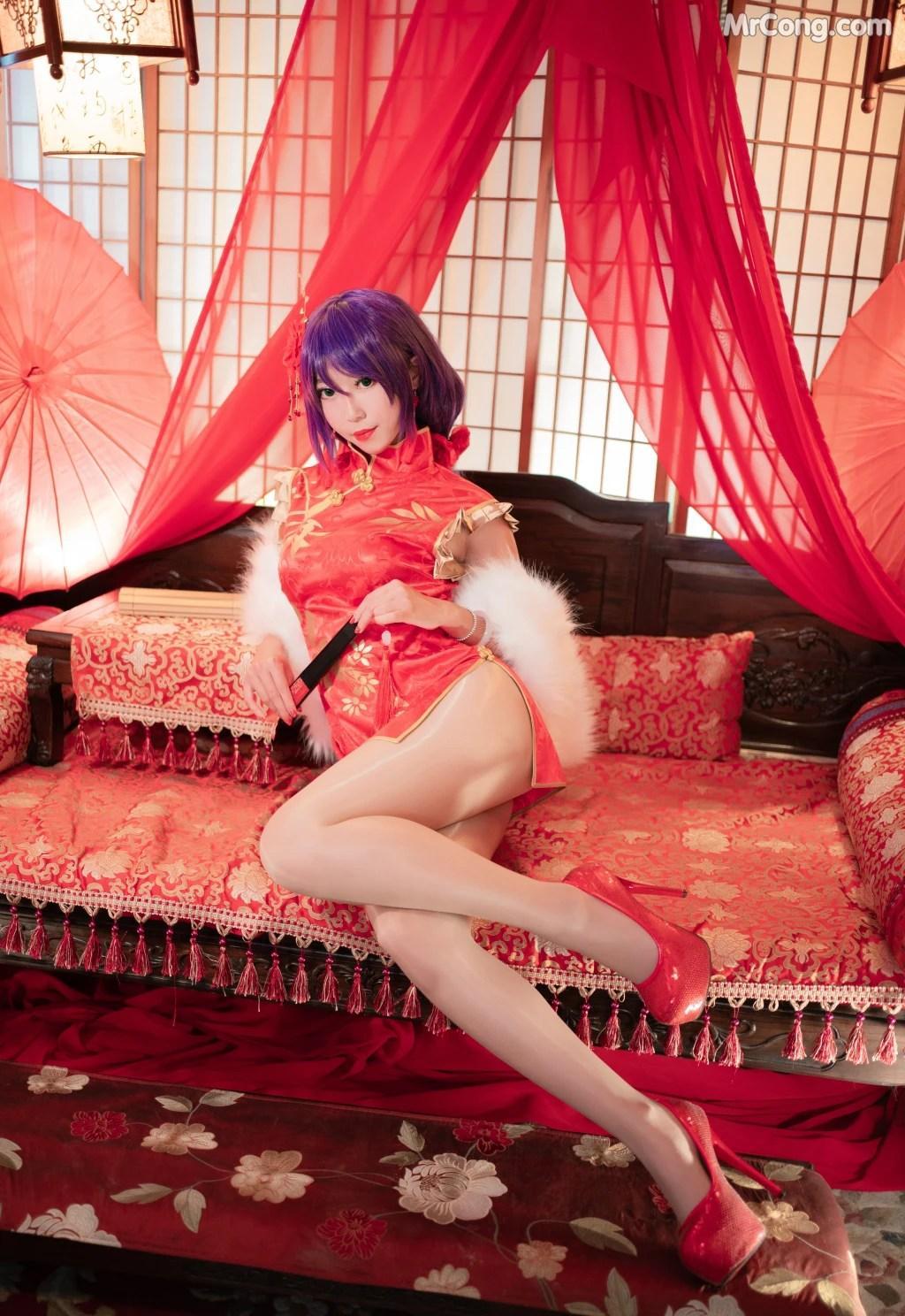 Coser@Money冷冷 No.015: 高雄红旗袍 (15 photos)(11)