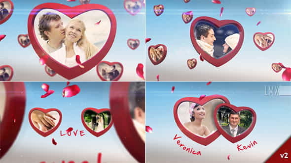 Heart Frame Gallery | 3D, Object - VideoHive 5679753