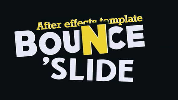Fresh Animated Titles - Bounce - VideoHive 10513014
