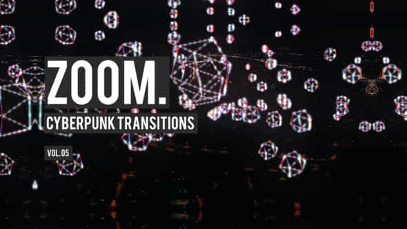 Cyberpunk Zoom Transitions - VideoHive 47700397
