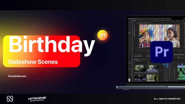 Birthday Slideshow Scenes Vol 01 For Premiere Pro - VideoHive 49742127