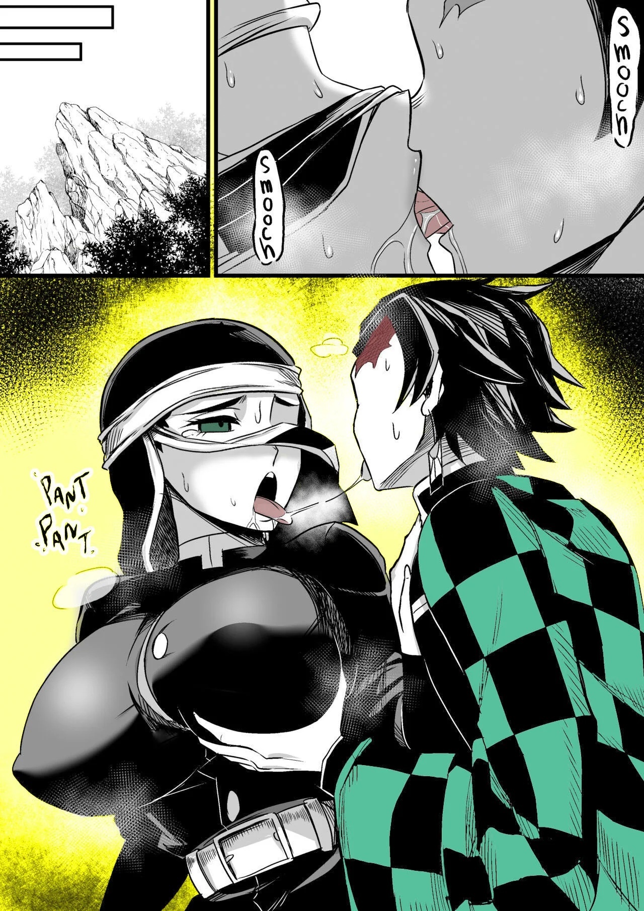 ▷ Kimetsu no Yauba - Kakushi x tanjiro 1 & 2 - Mangahentai.xyz