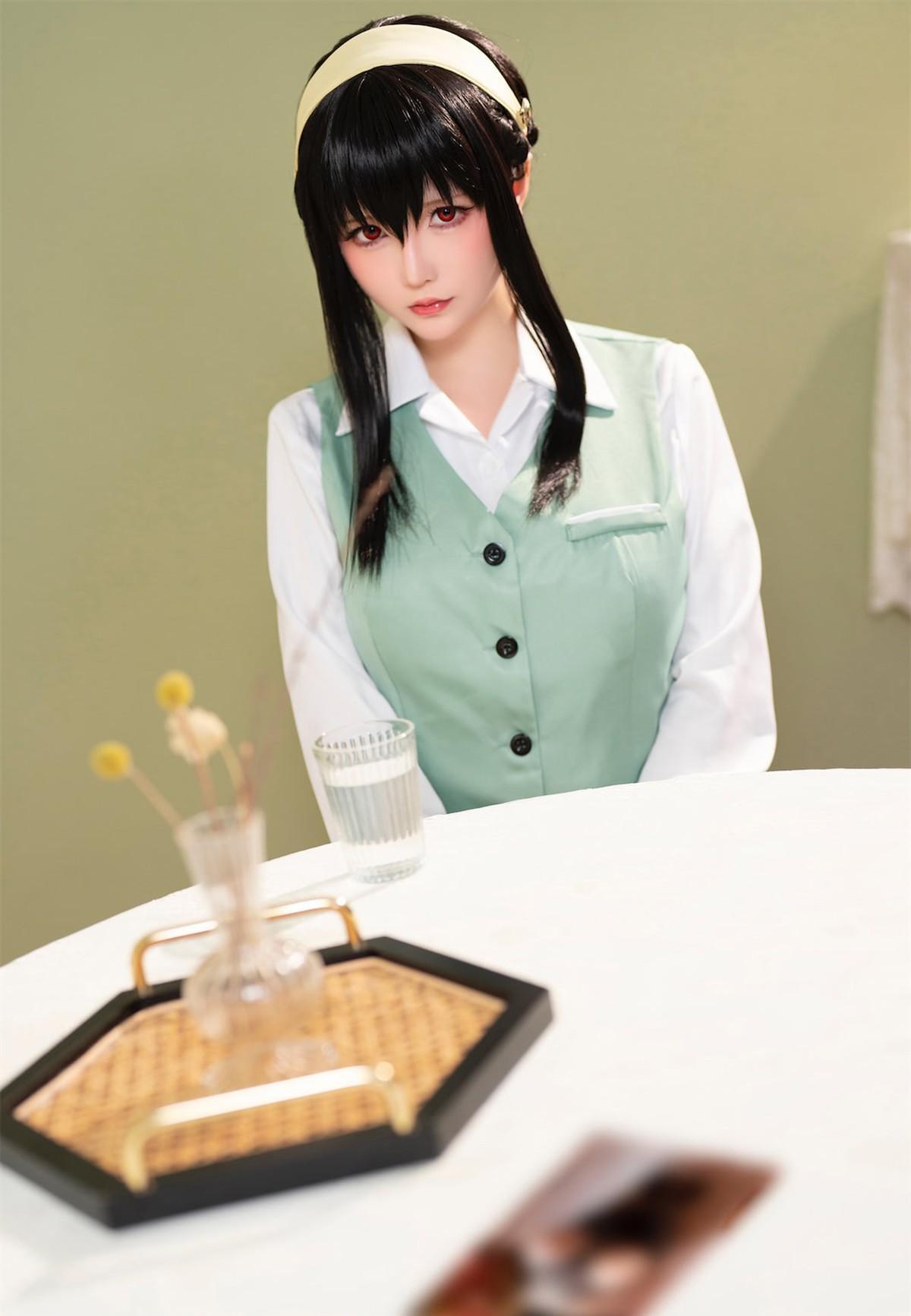 Cosplay 星之迟迟Hoshilily 圣诞节 约尔 OL制服(6)