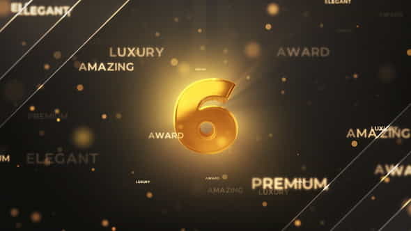 Gold Countdown Intro - VideoHive 29731436