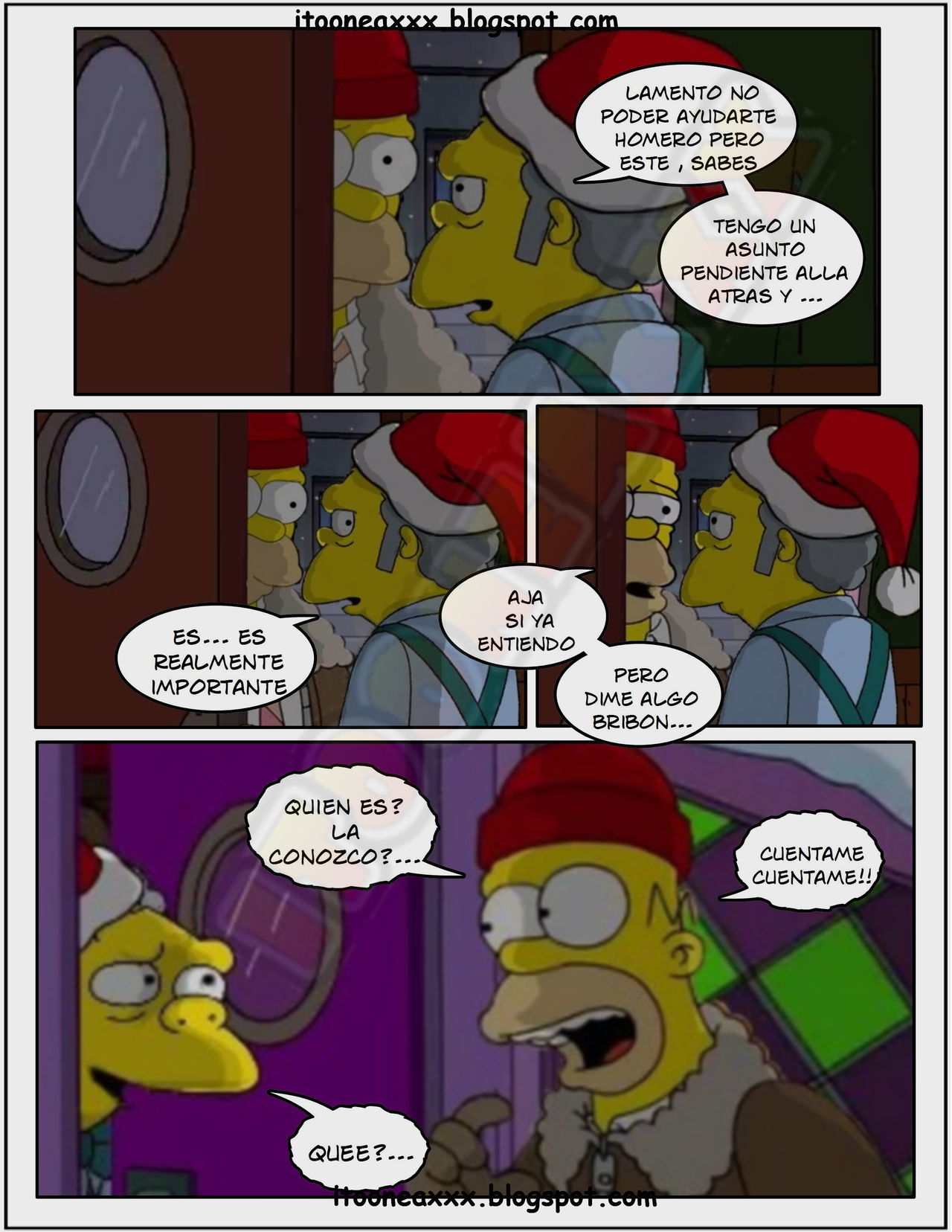 Simpsons xxx - Sexy Navidad (Parte 2) (Español)