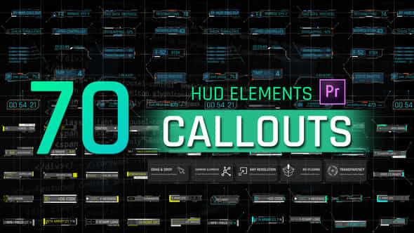 HUD Elements Callouts - VideoHive 45875174