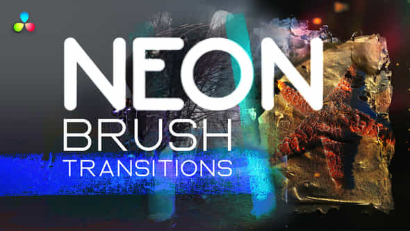 Neon Brush Transitions - VideoHive 51507189