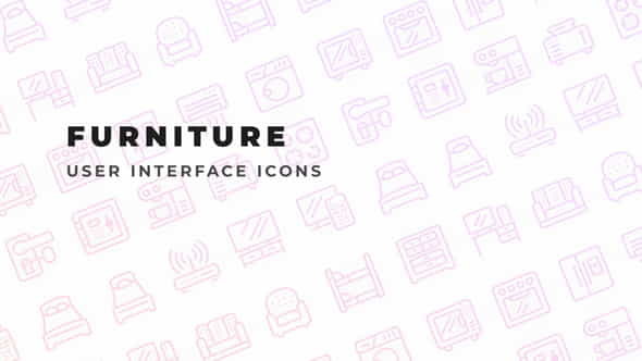 Furniture - User Interface Icons - VideoHive 34274830
