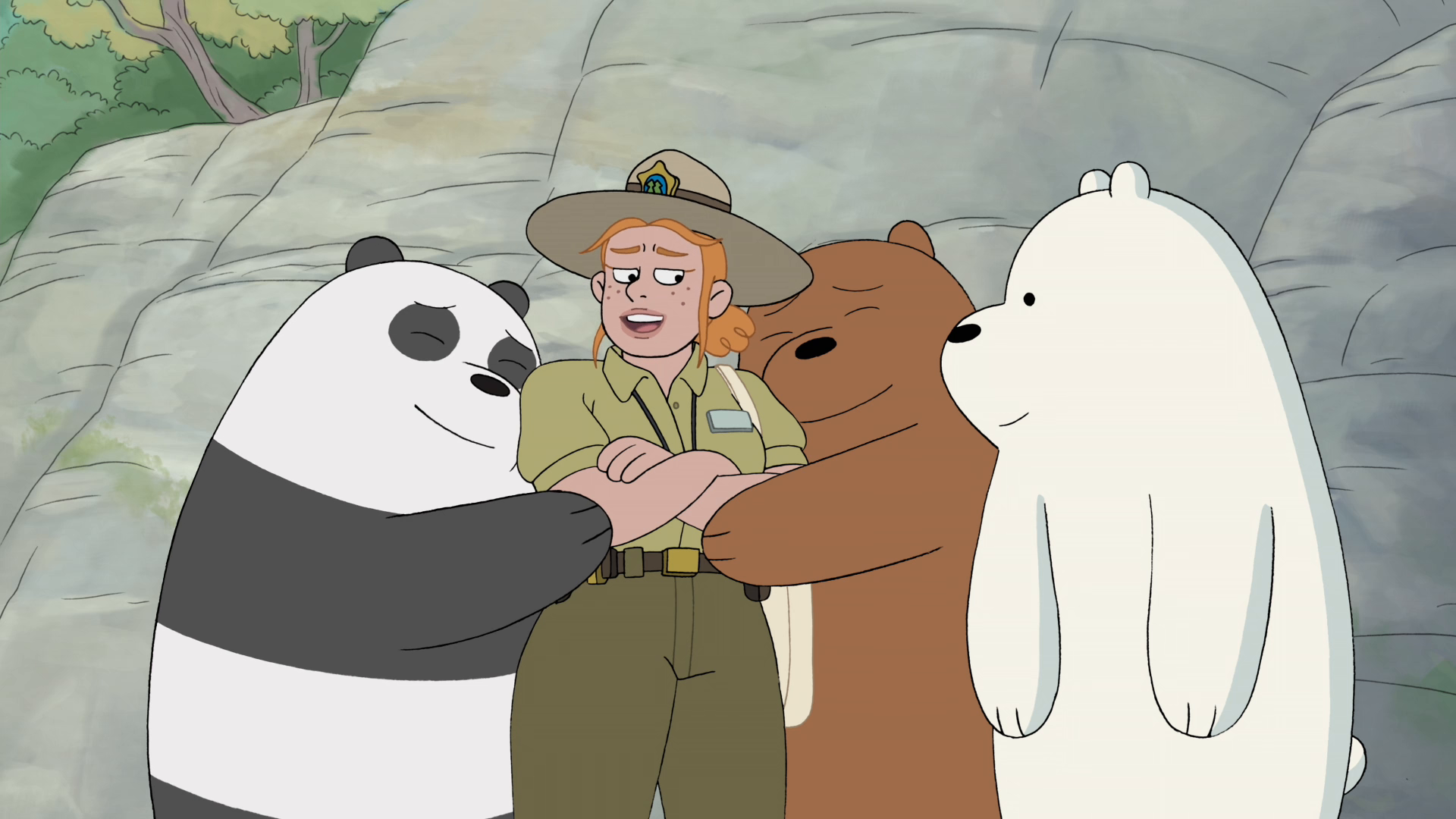 We bear bears перевод. Рейнджер Тейбс bare Bears. Вся правда о медведях рейнджер Тейбс. We are Bear Bears вампир. Мы обычные медведи рюкзак.