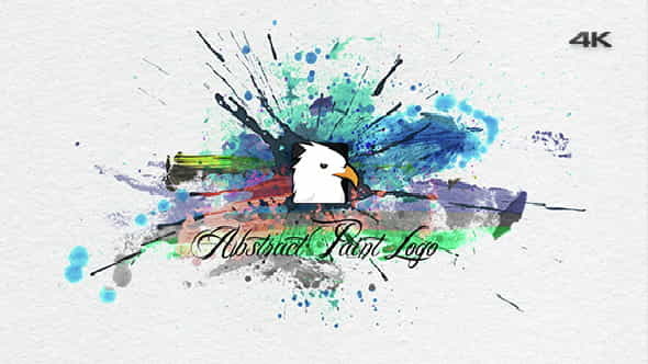 Abstract Paint 4K Logo - VideoHive 15382597