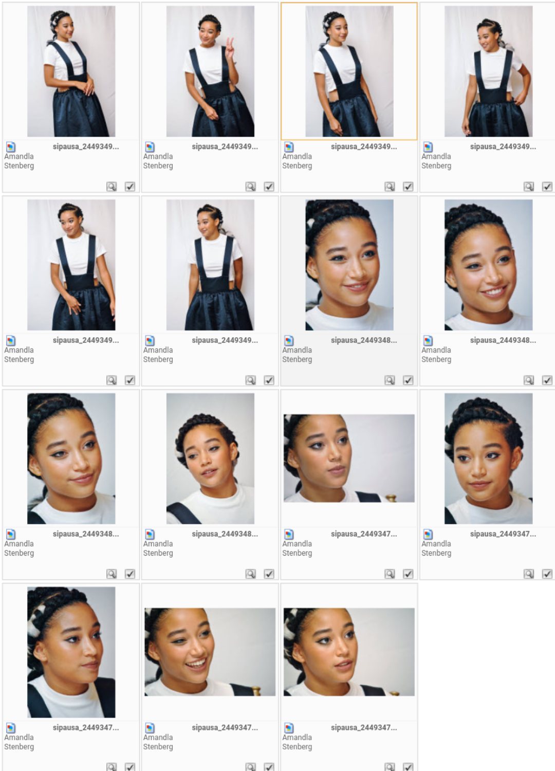 REQUEST: Amandla Stenberg at the Hollywood Foreign Press Association press conference for "The Hate U Give" in Toronto, Canada — 09/07/2018