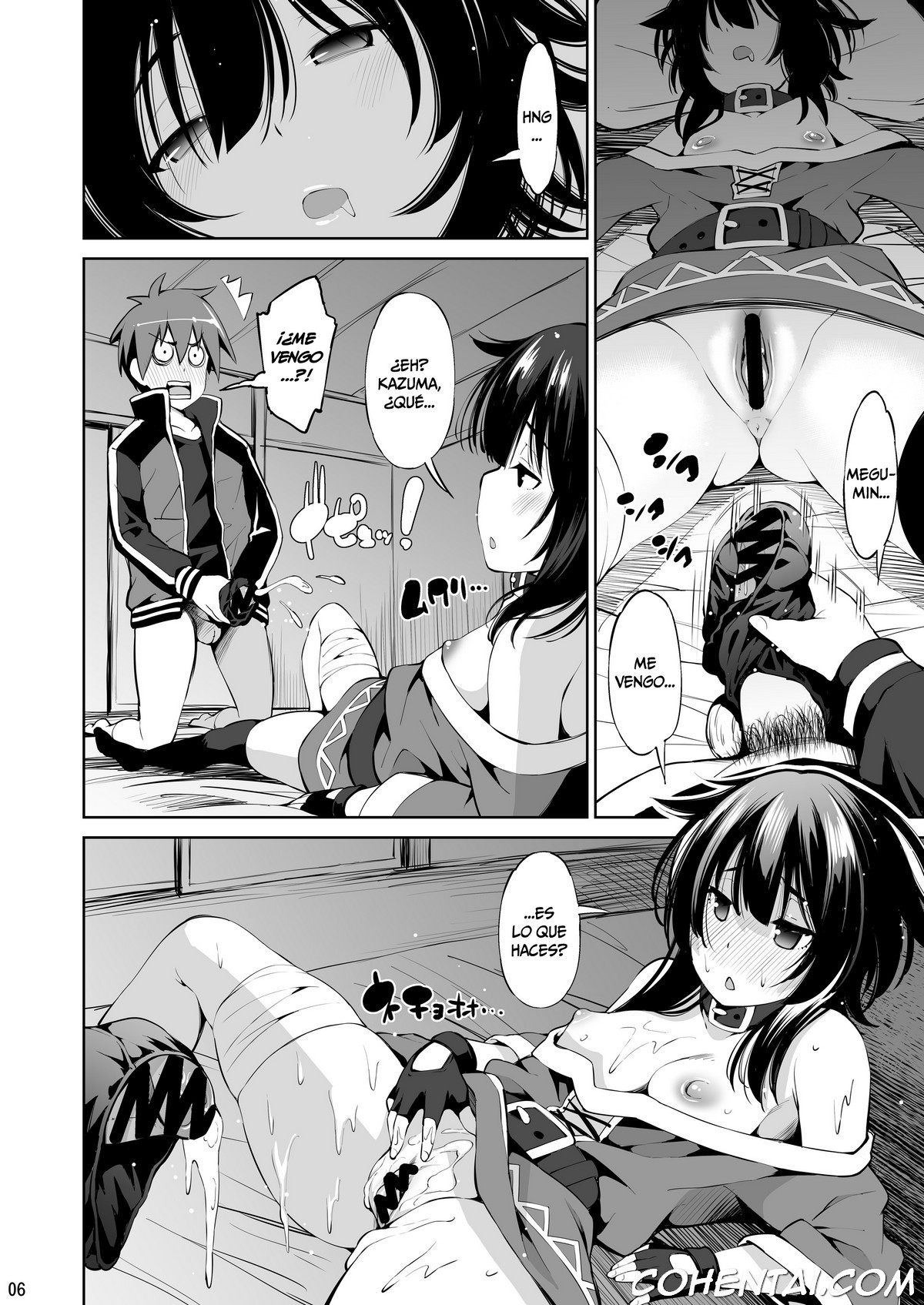 Kono Iyarashii Shimai ni Saimin o! (Kono Subarashii Sekai ni Syukufuku o!) xxx comics manga porno doujin hentai español sexo Kazuma Satou Komekko Kono Subarashii Sekai ni Syukufuku o! Megumin