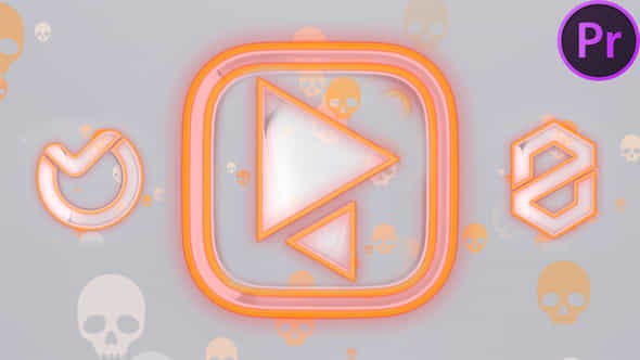Halloween Clean Logo For Premiere Pro - VideoHive 53878232