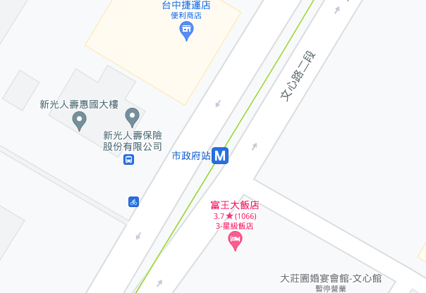 圖 Google地圖已新增台中捷運（路徑）