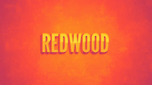 Redwood Typography - VideoHive 47548113