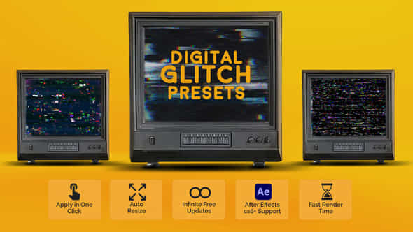 Digital Glitch Presets - VideoHive 52890994