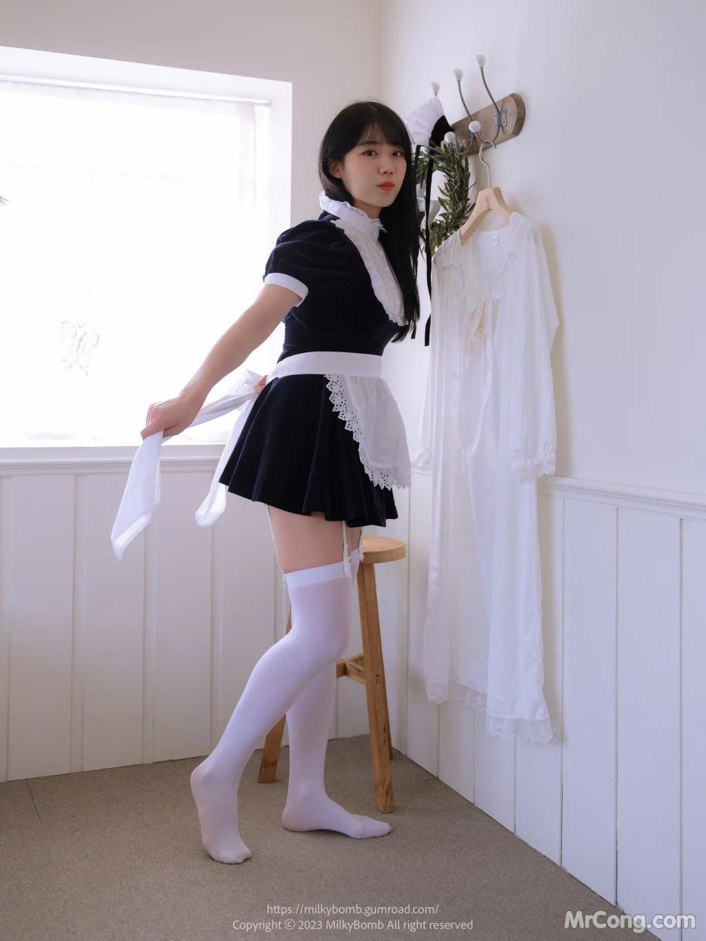 [MilkyBomb] Yui: Vol.3 Maid (291 photos )(175)