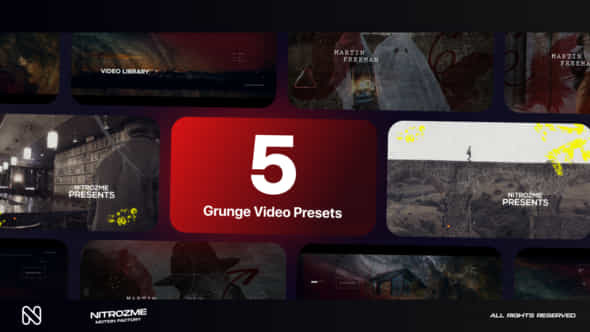 Grunge Typography Vol. - VideoHive 44892632