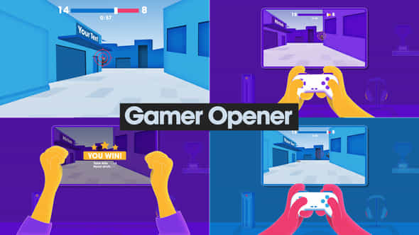 Gamer Opener - VideoHive 40458425