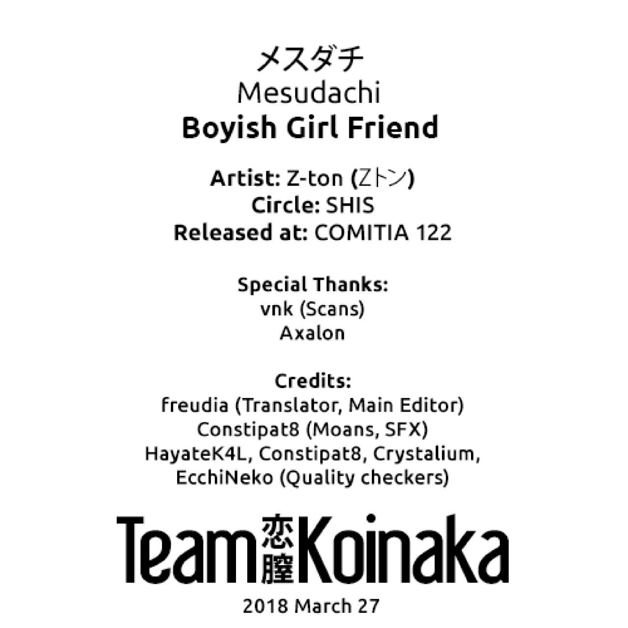 Mesudachi Boyish Girl Friend - 30
