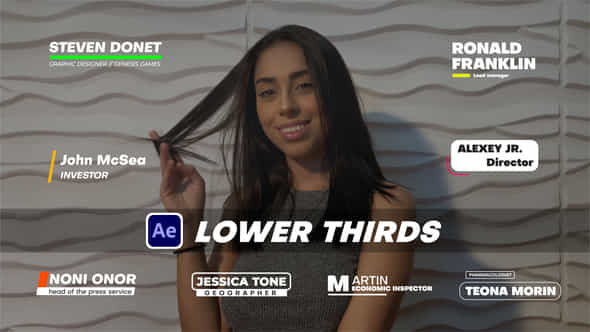 Lower Thirds Text - VideoHive 59517646