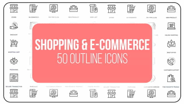 Shopping And Ecommerce - 50 - VideoHive 23172172