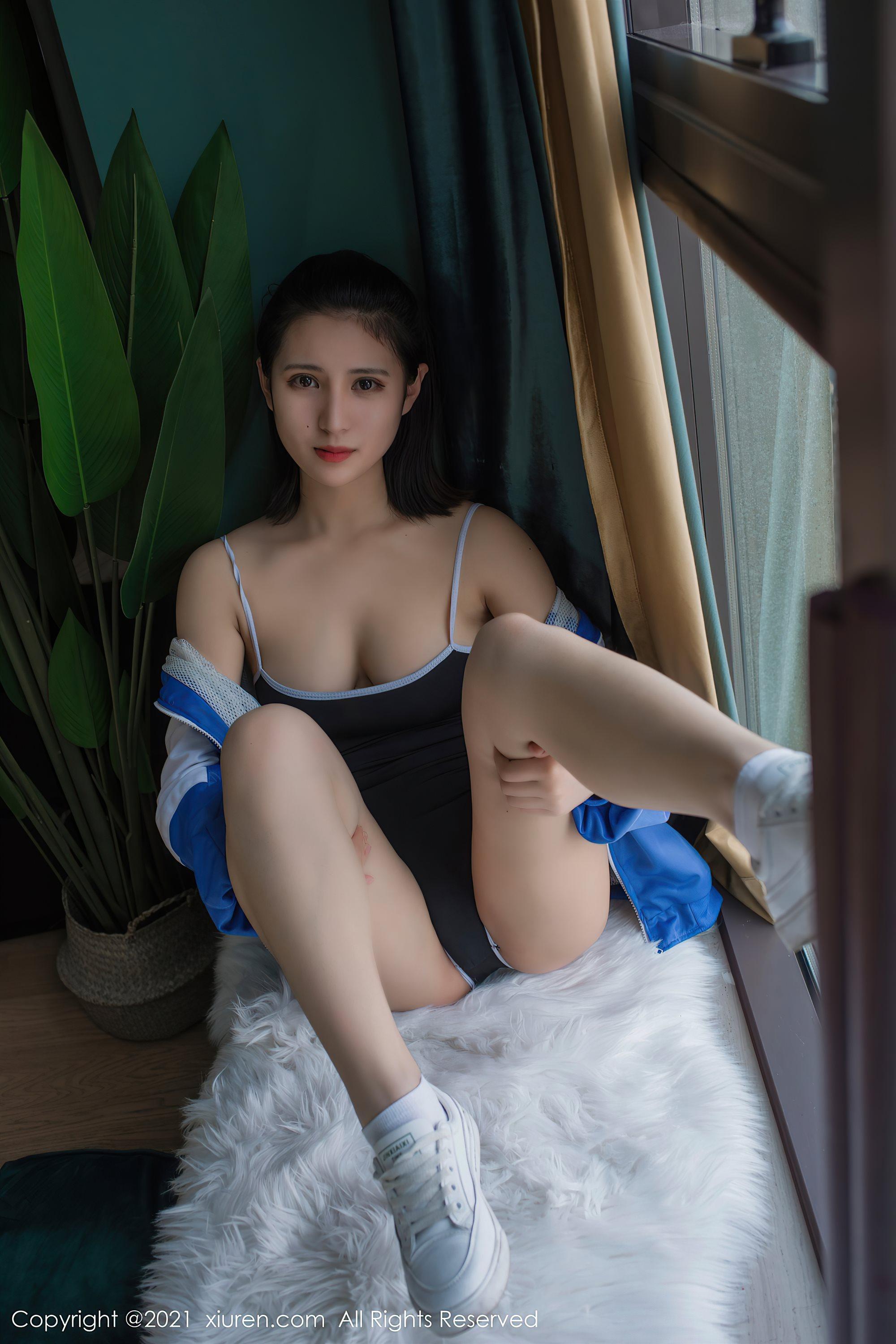 [XiuRen秀人网]No.3437 嫩模久久Aimee私房死库水+浴室薄膜裹身全裸桑拿极致诱惑写真(5)