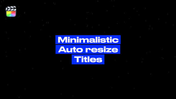 Auto-Resize Titles - VideoHive 39253805