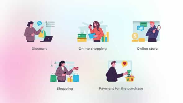 E-commerce - Flat - VideoHive 43436710