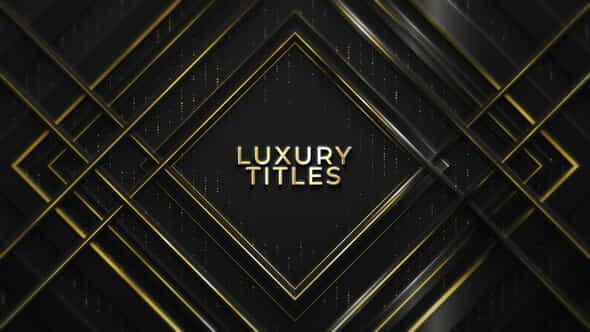 Luxury Premium Titles - VideoHive 38263822